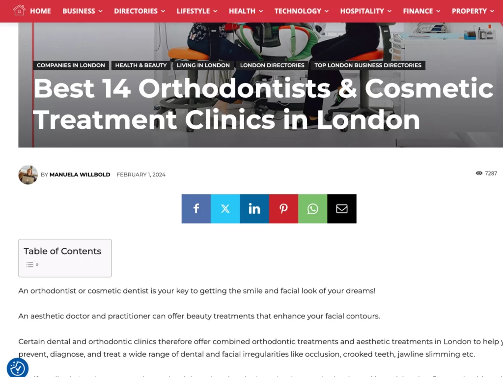 best orthodontists in london