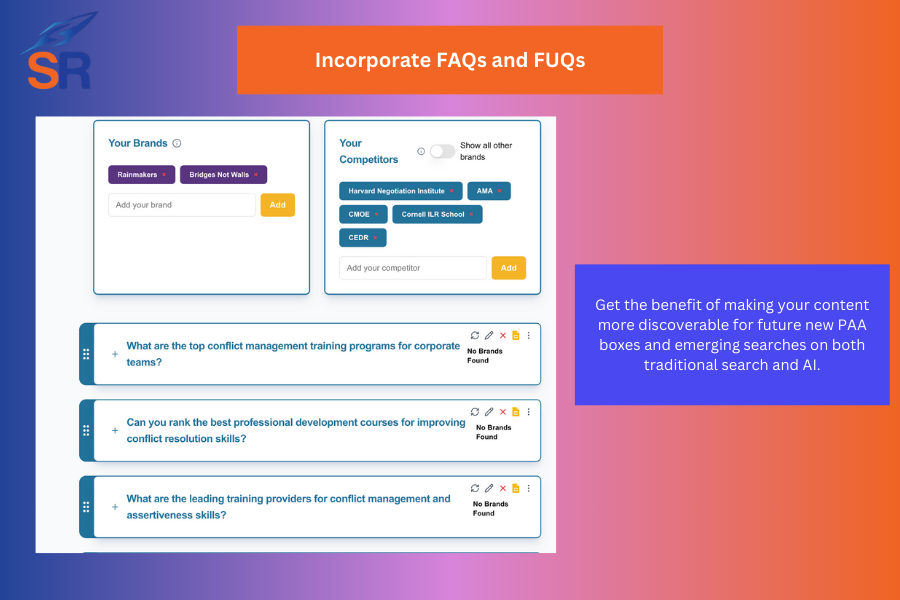 how to build topical authority incorporate FUQs