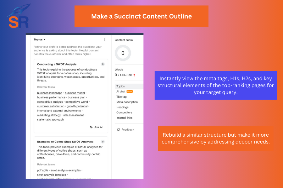 topical content outline how to build topical authority