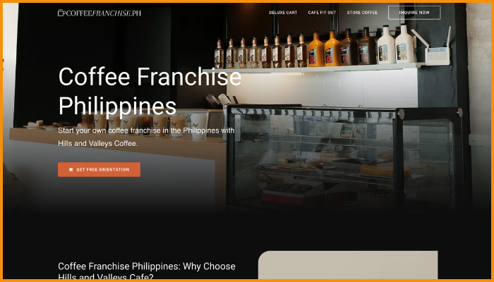 exact match domain coffee franchise PH